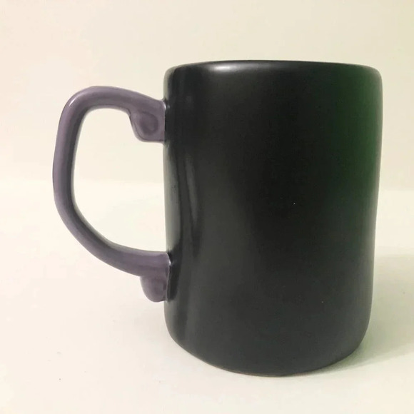 Rae Dunn Wicked Witch  Black and Purple Halloween Coffee Mug - Picture 3 of 12